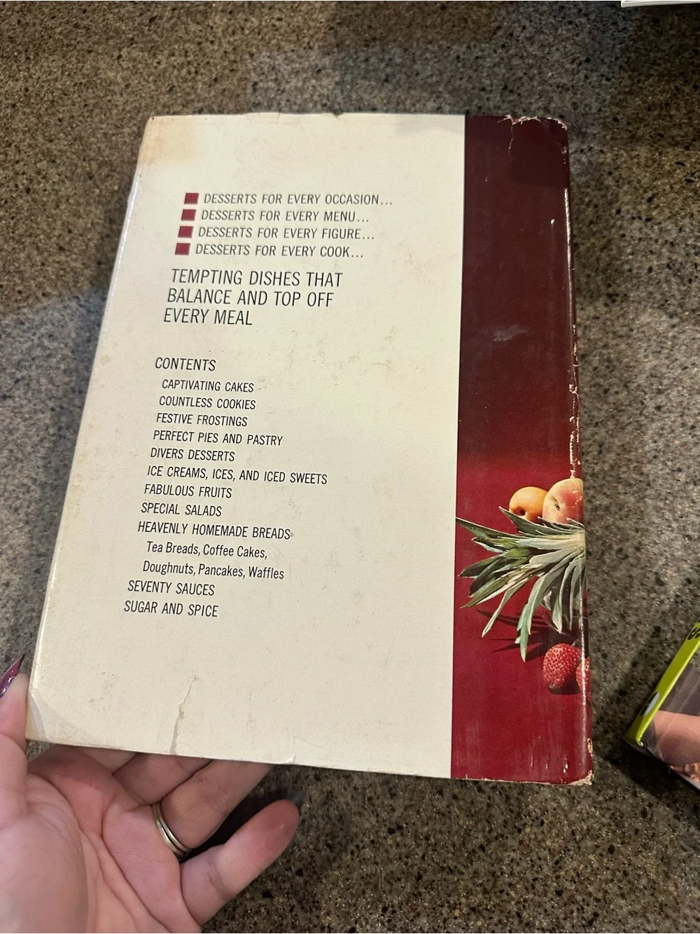 Dessert Cookbook - Red Cover